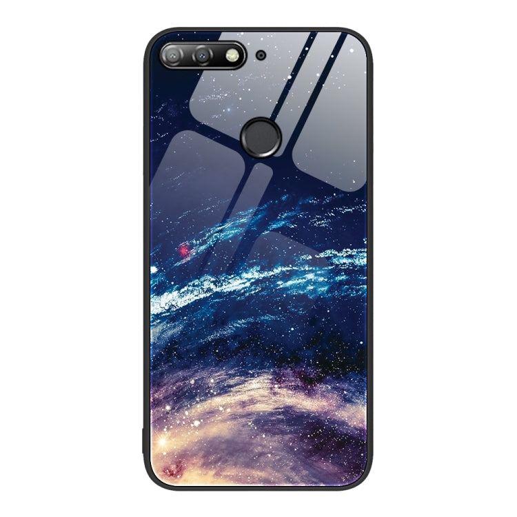 Colorful Painted Glass Phone Case, For Huawei Maimang 7, For Huawei Maimang 10, For Huawei Enjoy 8e