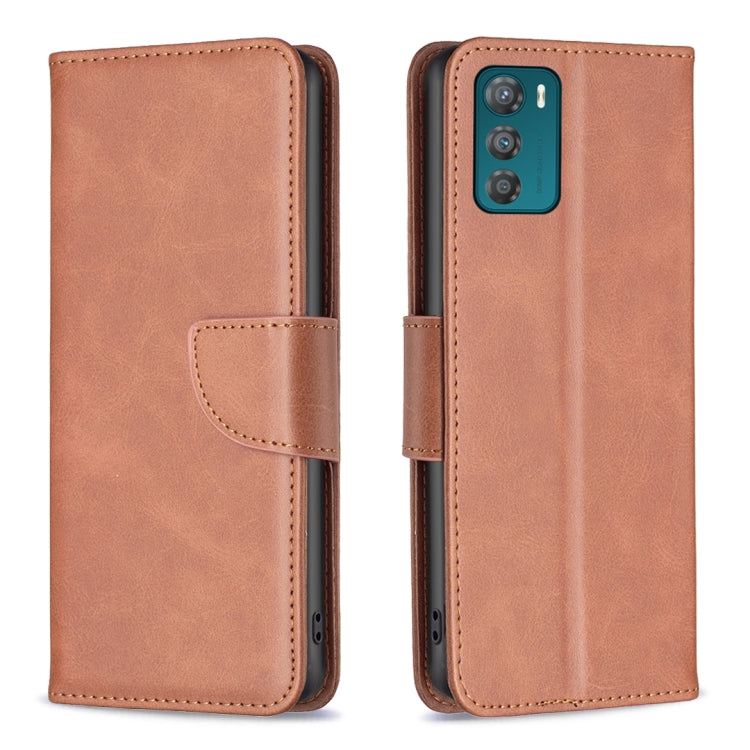 Lambskin Texture Leather Phone Case, For Motorola Moto G42 4G, For Motorola Moto G62, For Nothing Phone 1, For OPPO A57 4G, For Realme C30