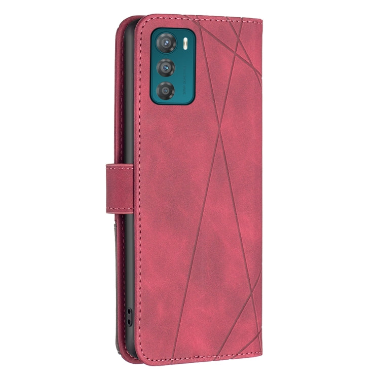 Magnetic Buckle Rhombus Texture Leather Phone Case, For Motorola Moto G42 4G, For Motorola Moto G62, For Nothing Phone 1, For OPPO A57 4G, For Realme C30