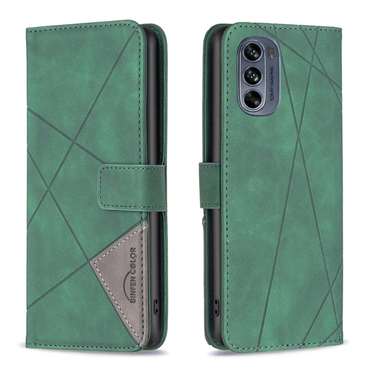 Magnetic Buckle Rhombus Texture Leather Phone Case, For Motorola Moto G42 4G, For Motorola Moto G62, For Nothing Phone 1, For OPPO A57 4G, For Realme C30