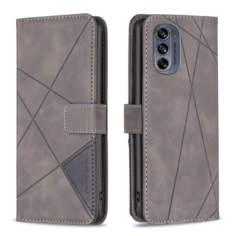 Magnetic Buckle Rhombus Texture Leather Phone Case, For Motorola Moto G42 4G, For Motorola Moto G62, For Nothing Phone 1, For OPPO A57 4G, For Realme C30