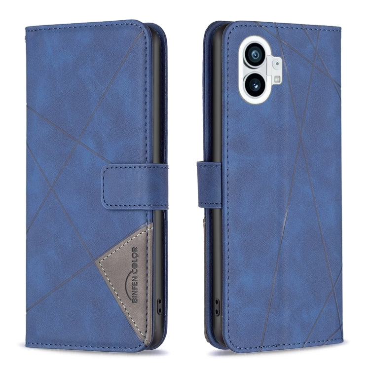 Magnetic Buckle Rhombus Texture Leather Phone Case, For Motorola Moto G42 4G, For Motorola Moto G62, For Nothing Phone 1, For OPPO A57 4G, For Realme C30