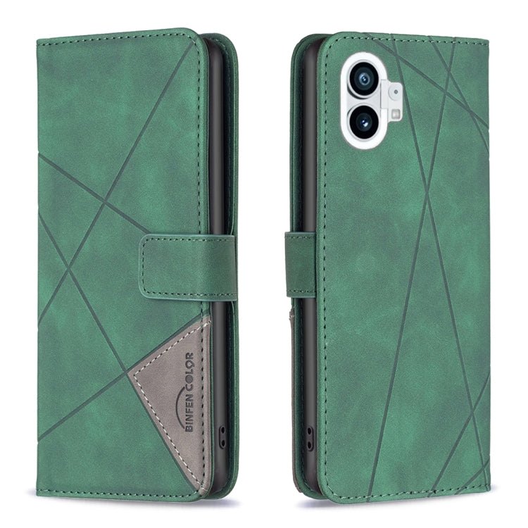 Magnetic Buckle Rhombus Texture Leather Phone Case, For Motorola Moto G42 4G, For Motorola Moto G62, For Nothing Phone 1, For OPPO A57 4G, For Realme C30