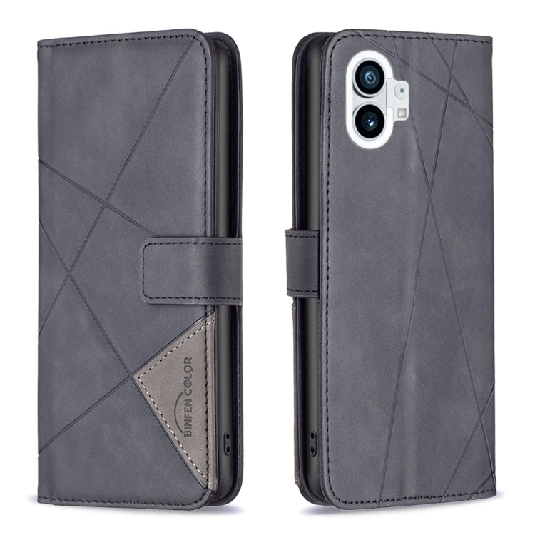 Magnetic Buckle Rhombus Texture Leather Phone Case, For Motorola Moto G42 4G, For Motorola Moto G62, For Nothing Phone 1, For OPPO A57 4G, For Realme C30