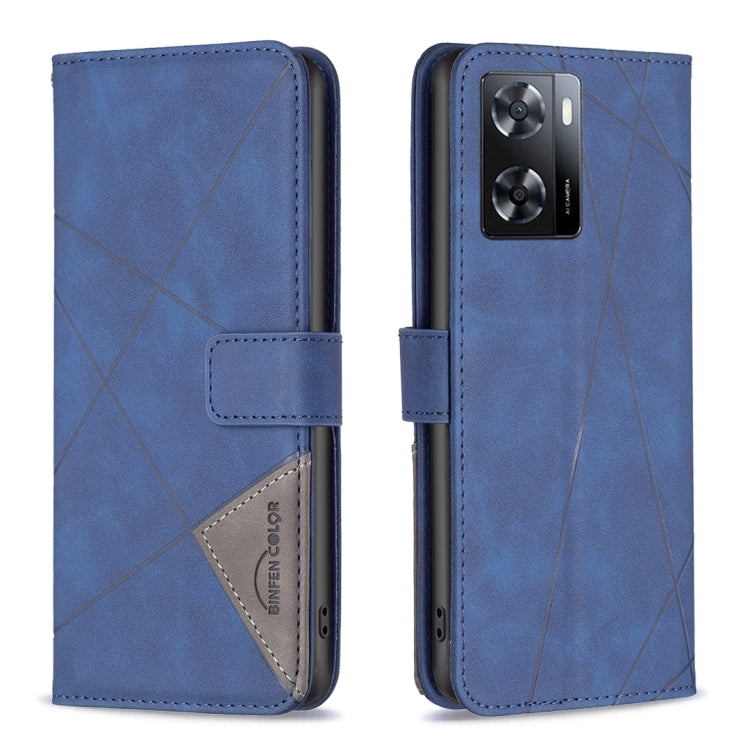 Magnetic Buckle Rhombus Texture Leather Phone Case, For Motorola Moto G42 4G, For Motorola Moto G62, For Nothing Phone 1, For OPPO A57 4G, For Realme C30