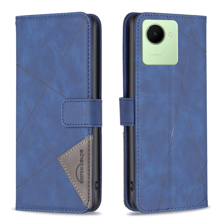 Magnetic Buckle Rhombus Texture Leather Phone Case, For Motorola Moto G42 4G, For Motorola Moto G62, For Nothing Phone 1, For OPPO A57 4G, For Realme C30