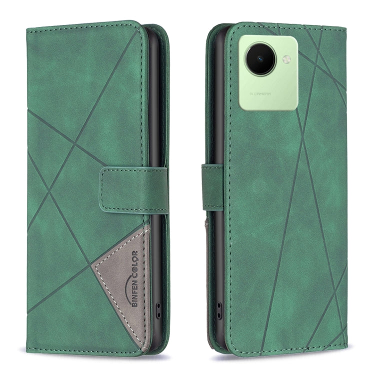 Magnetic Buckle Rhombus Texture Leather Phone Case, For Motorola Moto G42 4G, For Motorola Moto G62, For Nothing Phone 1, For OPPO A57 4G, For Realme C30