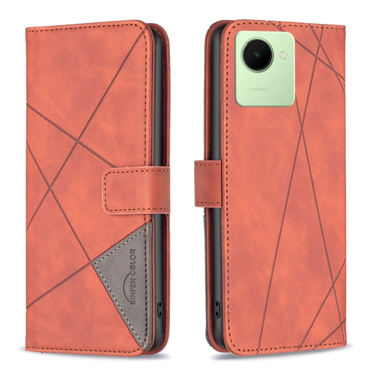 Magnetic Buckle Rhombus Texture Leather Phone Case, For Motorola Moto G42 4G, For Motorola Moto G62, For Nothing Phone 1, For OPPO A57 4G, For Realme C30