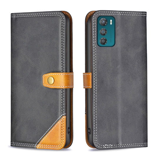 Color Matching Double Sewing Thread Leather Phone Case, For Motorola Moto G42 4G, For Motorola Moto G62, For Nothing Phone 1, For OPPO A57 4G, For Realme C30