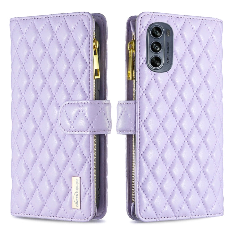 Diamond Lattice Zipper Wallet Leather Flip Phone Case, For Motorola Moto G42 4G, For Motorola Moto G62, For Nothing Phone 1, For OPPO A57 4G, For Realme C30
