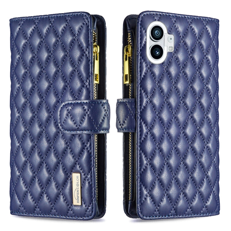 Diamond Lattice Zipper Wallet Leather Flip Phone Case, For Motorola Moto G42 4G, For Motorola Moto G62, For Nothing Phone 1, For OPPO A57 4G, For Realme C30