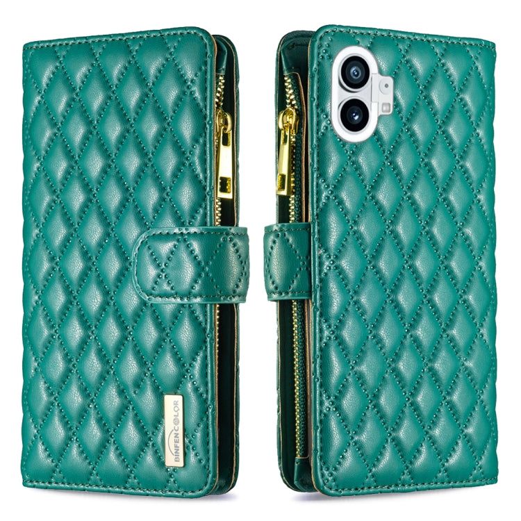Diamond Lattice Zipper Wallet Leather Flip Phone Case, For Motorola Moto G42 4G, For Motorola Moto G62, For Nothing Phone 1, For OPPO A57 4G, For Realme C30