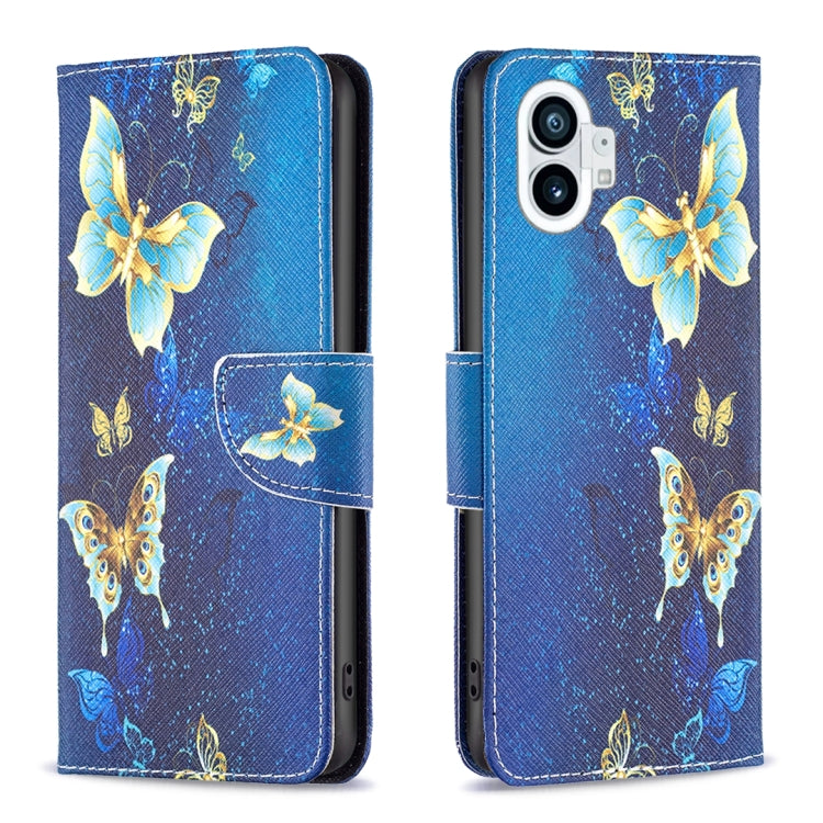 Colored Drawing Leather Phone Case, For Nothing Phone 1