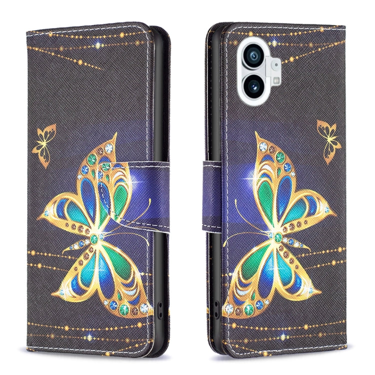 Colored Drawing Leather Phone Case, For Nothing Phone 1