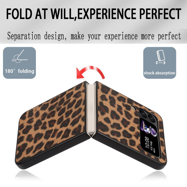Leather Shockproof Protective Phone Case, For Samsung Galaxy Z Flip3 5G, For Samsung Galaxy Z Flip4