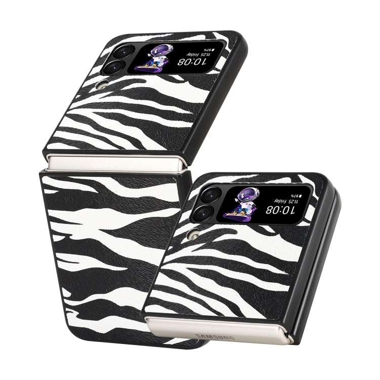 Leather Shockproof Protective Phone Case, For Samsung Galaxy Z Flip3 5G, For Samsung Galaxy Z Flip4