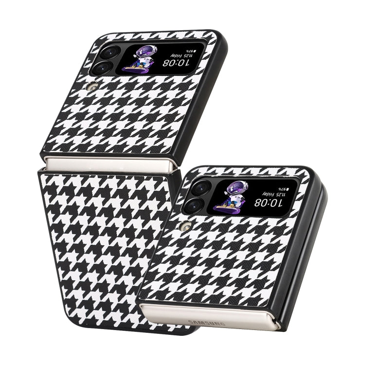 Leather Shockproof Protective Phone Case, For Samsung Galaxy Z Flip3 5G, For Samsung Galaxy Z Flip4