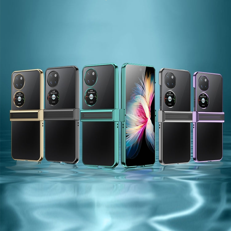 Electroplating PC Full Coverage Shockproof Phone Case, For Huawei P50 Pocket