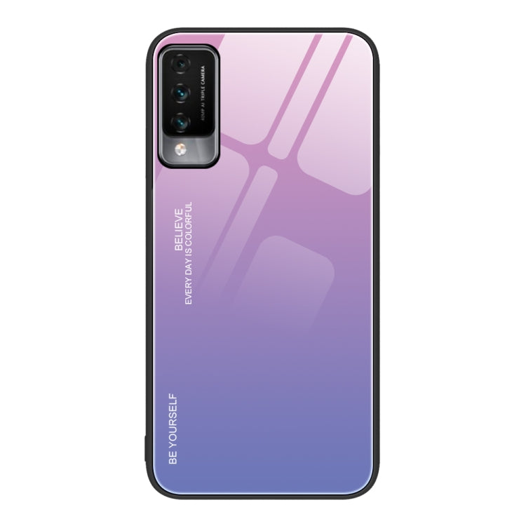 Gradient Color Glass Case, For Huawei Maimang 10