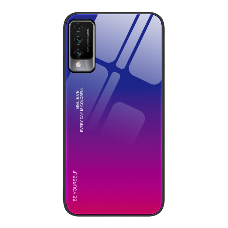 Gradient Color Glass Case, For Huawei Maimang 10