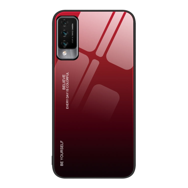 Gradient Color Glass Case, For Huawei Maimang 10
