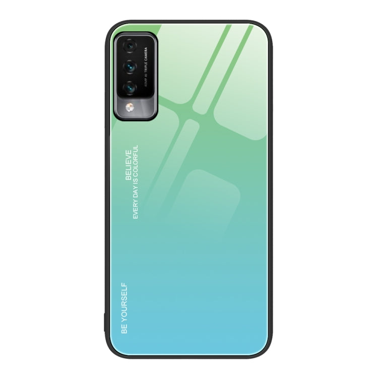 Gradient Color Glass Case, For Huawei Maimang 10