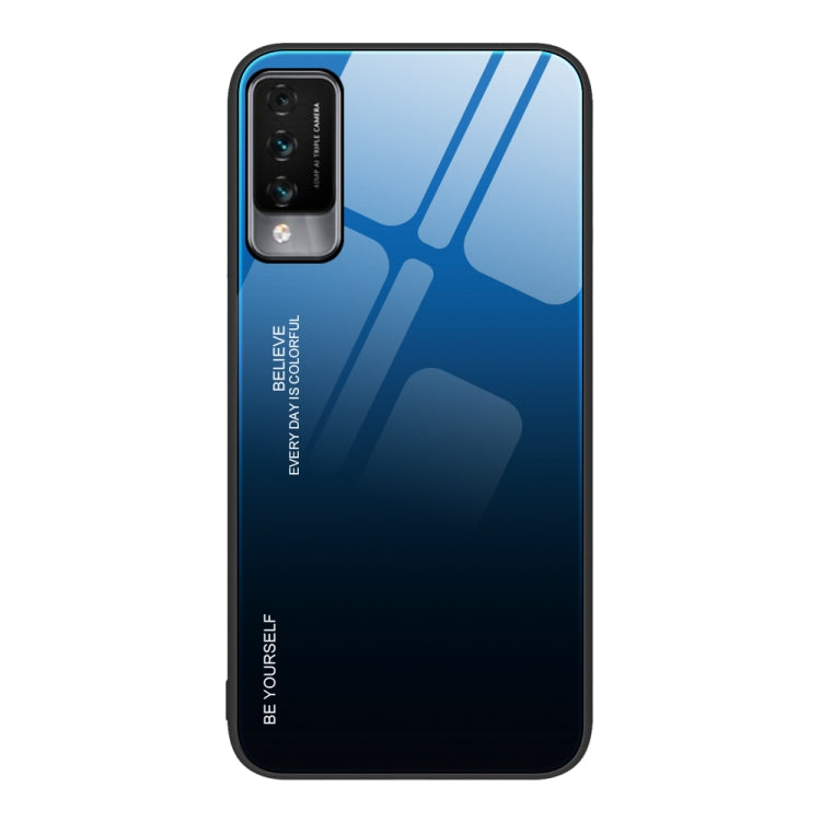Gradient Color Glass Case, For Huawei Maimang 10