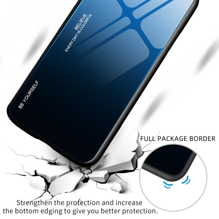 Gradient Color Glass Case, For Huawei Maimang 10