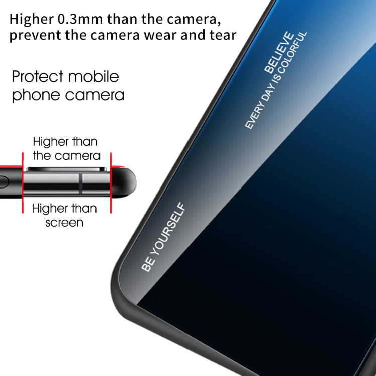 Gradient Color Glass Case, For Huawei Maimang 10