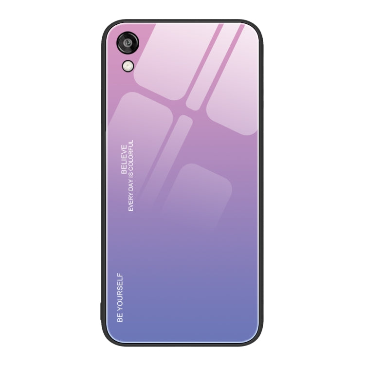 Gradient Color Glass Case, For Honor Play 3e