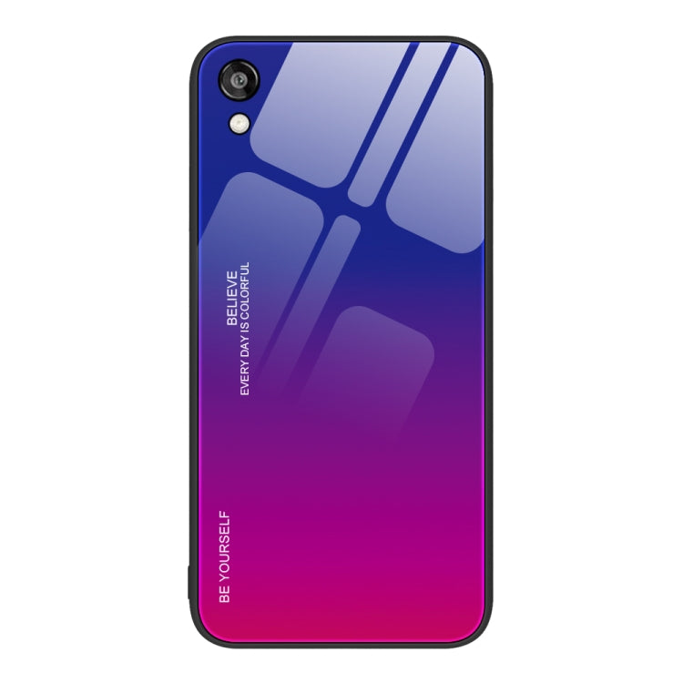 Gradient Color Glass Case, For Honor Play 3e