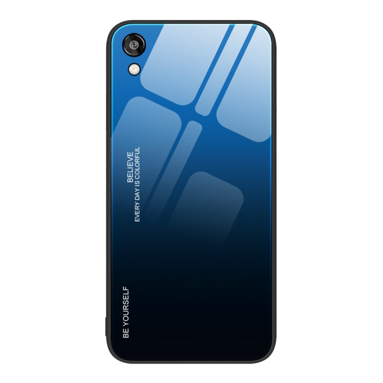 Gradient Color Glass Case, For Honor Play 3e