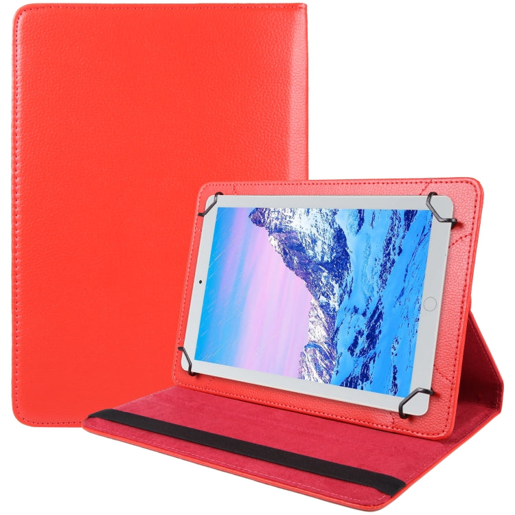 360 Degree Rotation Litchi Texture Flip Leather Tablet Case, For 7 inch Tablet, For 8 inch Tablet, For 10 inch Tablet