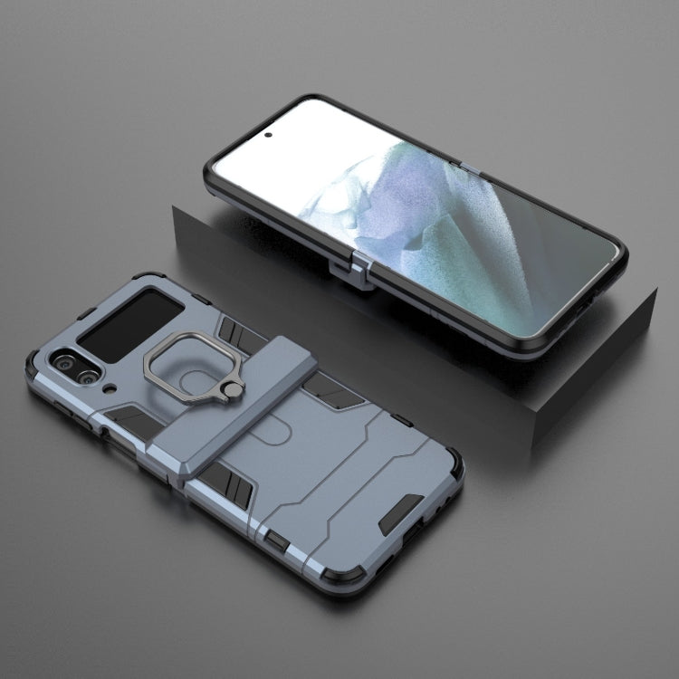 PC + TPU Shockproof Protective Phone Case with Magnetic Ring Holder, For Samsung Galaxy Z Flip4
