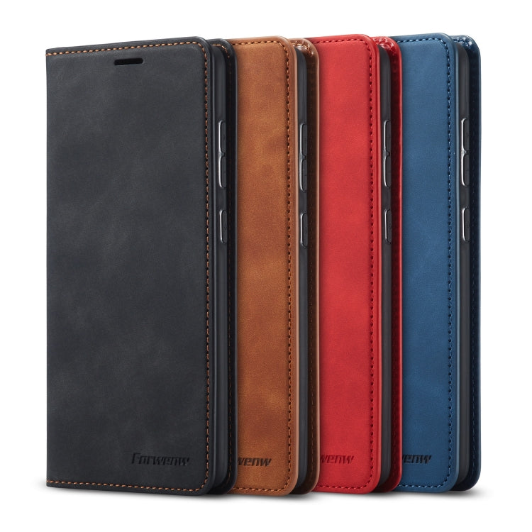 Forwenw Dream Series Oil Edge Strong Magnetism Horizontal Flip Leather Case with Holder & Card Slots & Wallet & Photo Frame, For Galaxy A51, For Galaxy A71, For Xiaomi Redmi Note 8 Pro, For Xiaomi Redmi Note 8, For Galaxy S20, For Galaxy S20 Plus      ...