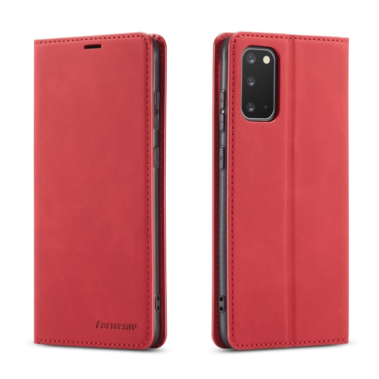 Forwenw Dream Series Oil Edge Strong Magnetism Horizontal Flip Leather Case with Holder & Card Slots & Wallet & Photo Frame, For Galaxy A51, For Galaxy A71, For Xiaomi Redmi Note 8 Pro, For Xiaomi Redmi Note 8, For Galaxy S20, For Galaxy S20 Plus      ...