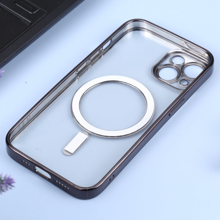 MagSafe Electroplating Straight TPU Phone Case, For iPhone 14, For iPhone 14 Plus, For iPhone 14 Pro, For iPhone 14 Pro Max, For iPhone 13