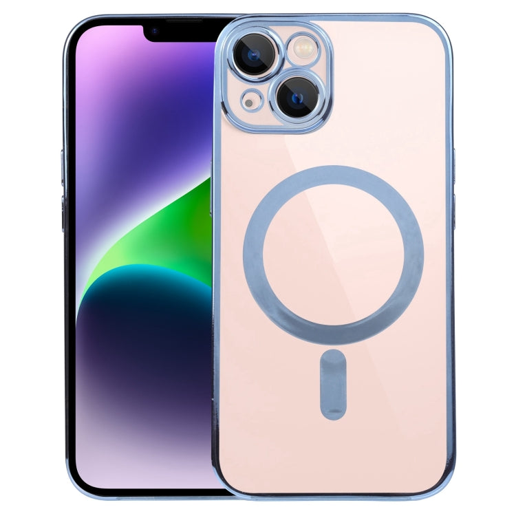 MagSafe Electroplating Straight TPU Phone Case, For iPhone 14, For iPhone 14 Plus, For iPhone 14 Pro, For iPhone 14 Pro Max, For iPhone 13