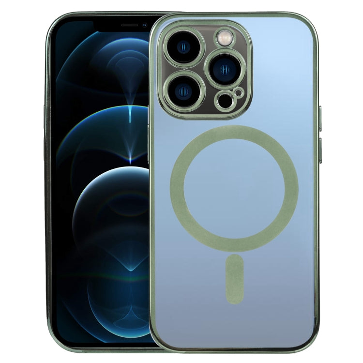 MagSafe Electroplating Straight TPU Phone Case, For iPhone 13 Pro, For iPhone 13 Pro Max, For iPhone 12, For iPhone 12 Pro, For iPhone 12 Pro Max