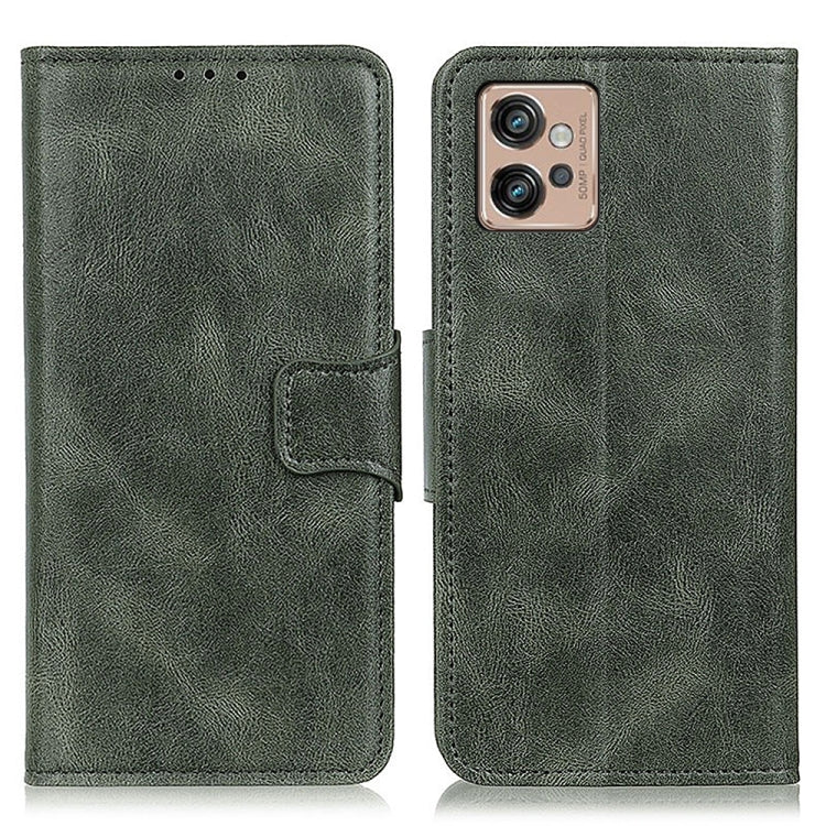 Mirren Crazy Horse Texture Horizontal Flip Leather Phone Case, For Motorola Moto G32 4G