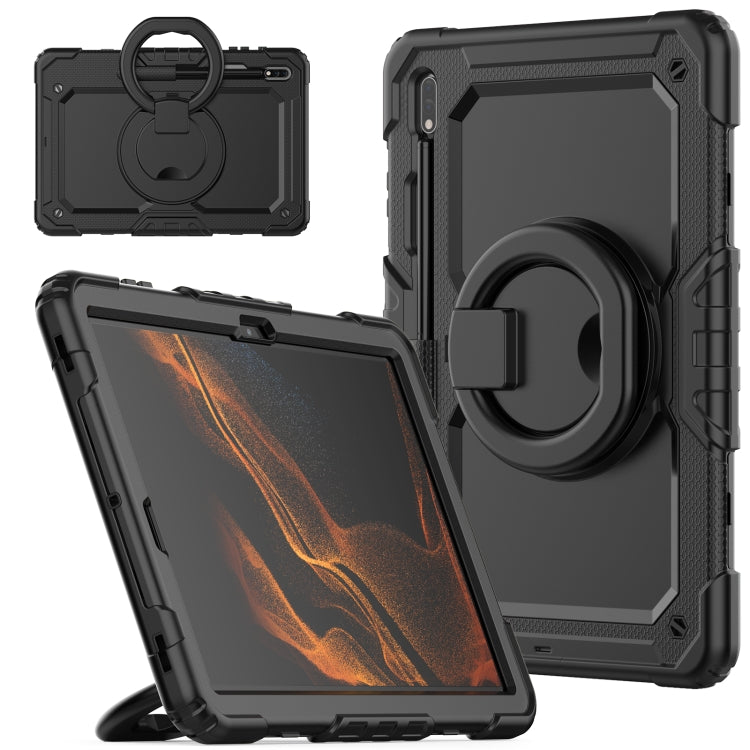 Bracelet Holder Silicone + PC Tablet Case, For Samsung Galaxy Tab S8 Ultra, For Samsung Galaxy Tab S8 / S7, For Samsung Galaxy Tab S8+ / S7+