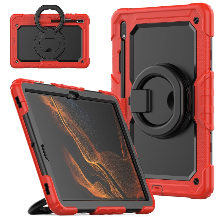 Bracelet Holder Silicone + PC Tablet Case, For Samsung Galaxy Tab S8 Ultra, For Samsung Galaxy Tab S8 / S7, For Samsung Galaxy Tab S8+ / S7+