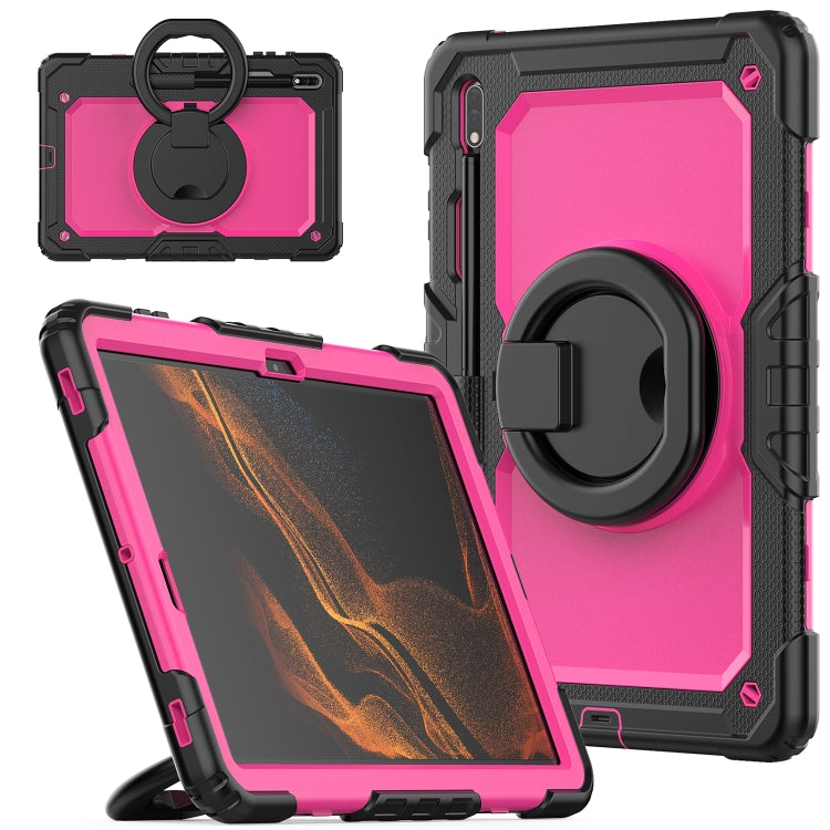 Bracelet Holder Silicone + PC Tablet Case, For Samsung Galaxy Tab S8 Ultra, For Samsung Galaxy Tab S8 / S7, For Samsung Galaxy Tab S8+ / S7+