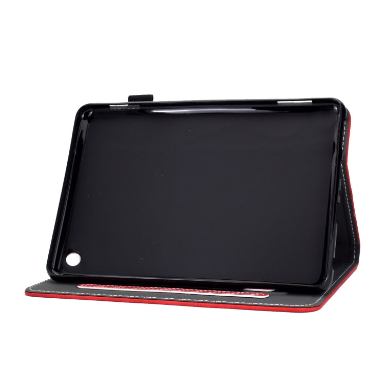 Cowhide Texture Smart Leather Tablet Case, For Amazon Kindle Fire 7 2022