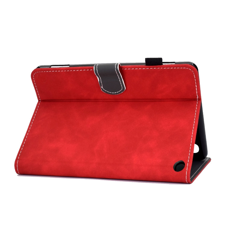 Cowhide Texture Smart Leather Tablet Case, For Amazon Kindle Fire 7 2022