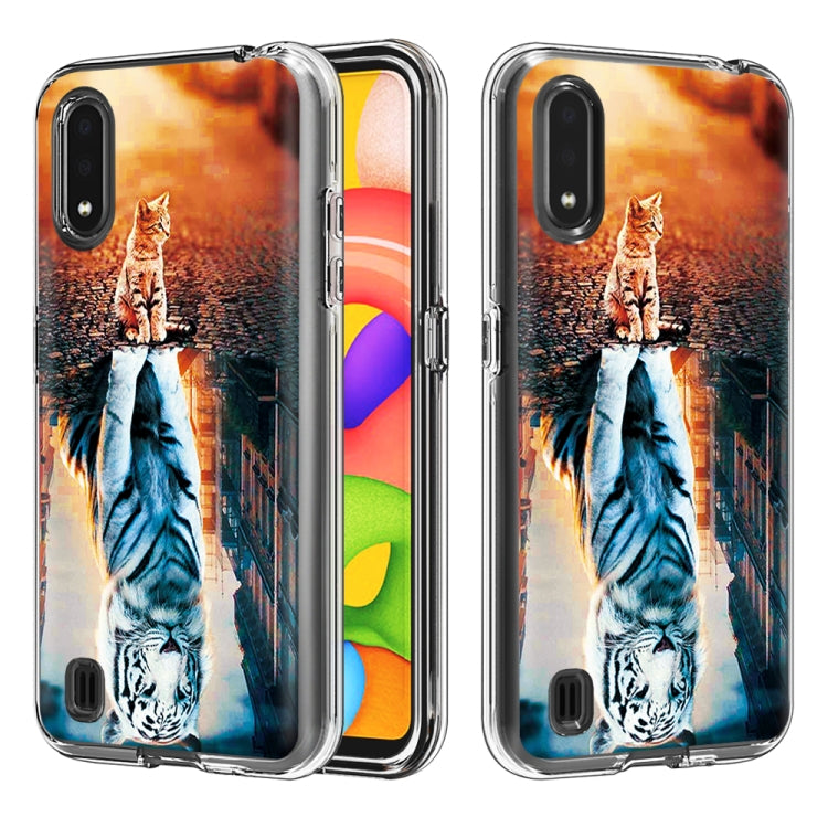 2 In 1 PC + TPU Card Pattern Transparent Protective Case, For Galaxy A01, For Galaxy A21, For Galaxy S20, For Galaxy S20+, For Galaxy S20 Ultra
