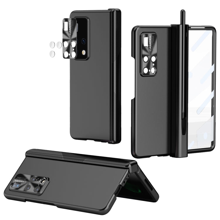 Electroplating Hinged Folding Phone Case with S Pen Fold Edtion, For Huawei Mate X2