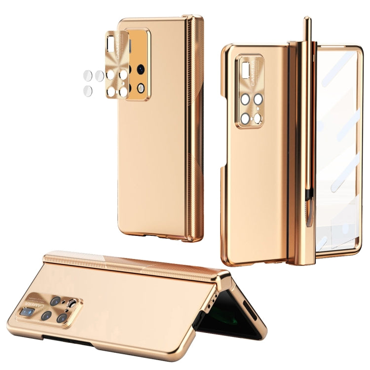 Electroplating Hinged Folding Phone Case with S Pen Fold Edtion, For Huawei Mate X2