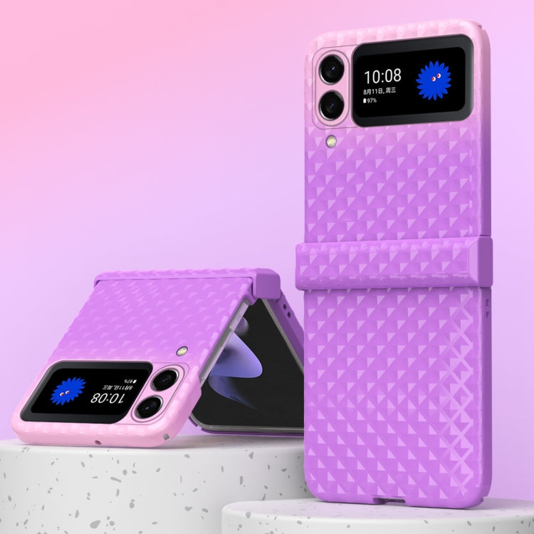Rainbow Gradient Hinge Shockproof Phone Case, For Samsung Galaxy Z Flip4