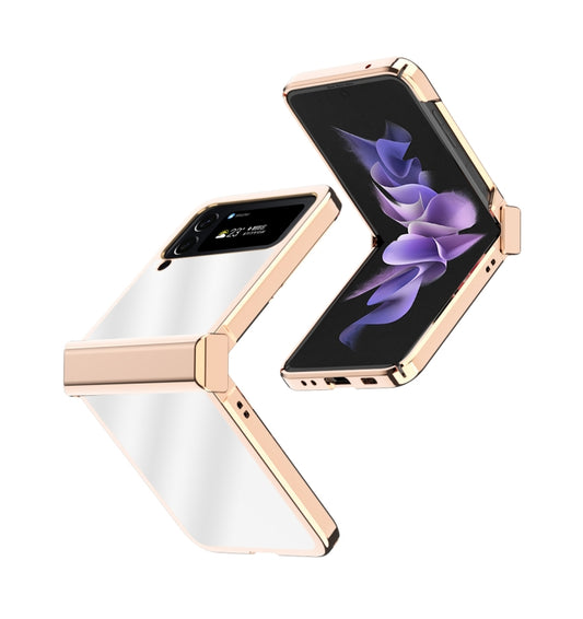 Electroplating Mirror Hinge Phone Case, For Samsung Galaxy Z Flip4